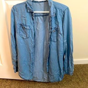 Jean long sleeve shirt